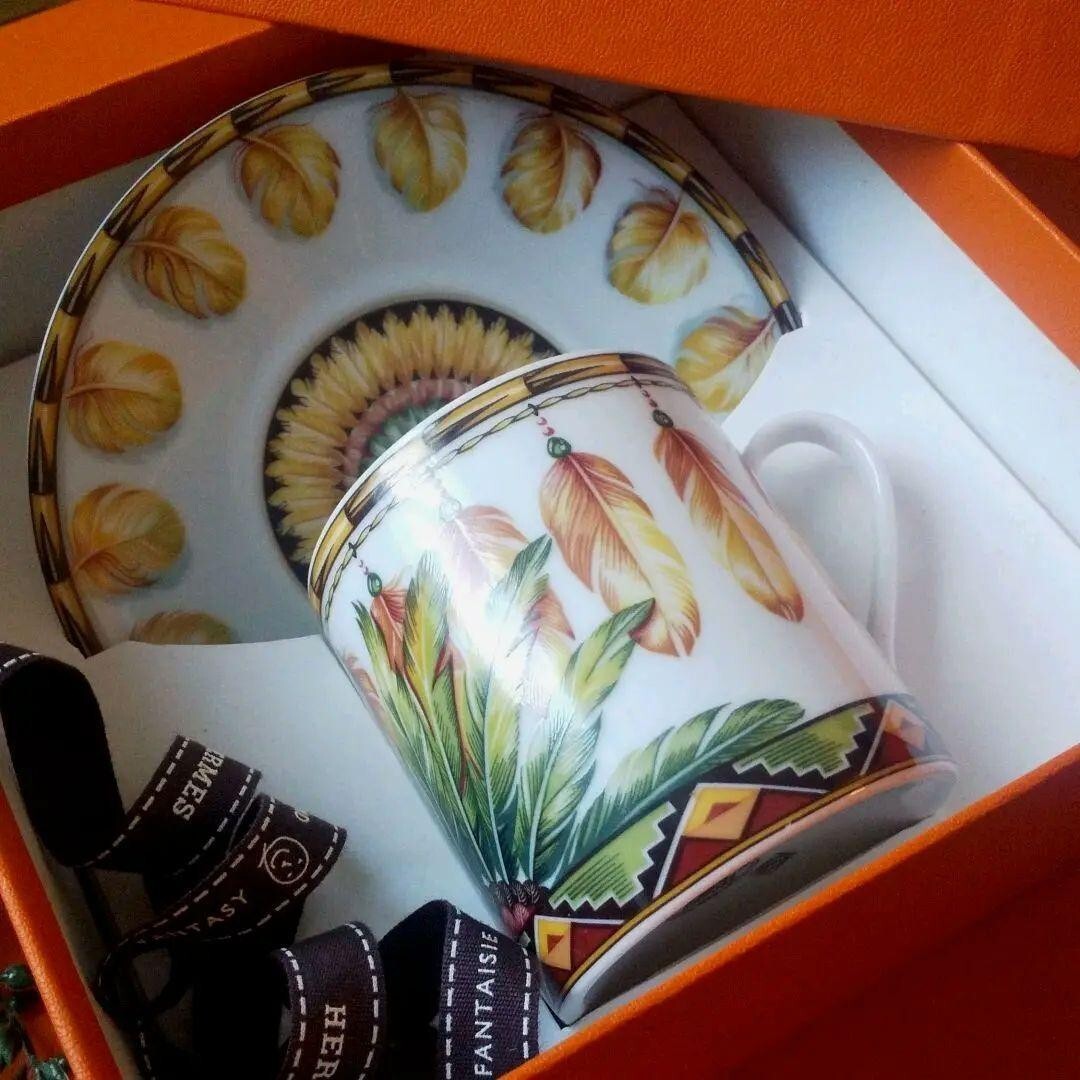 Hermes Patchwork Brazil Cup Saucer Set | eBay Hermes Patchwork Brazil Cup Saucer Set | eBay