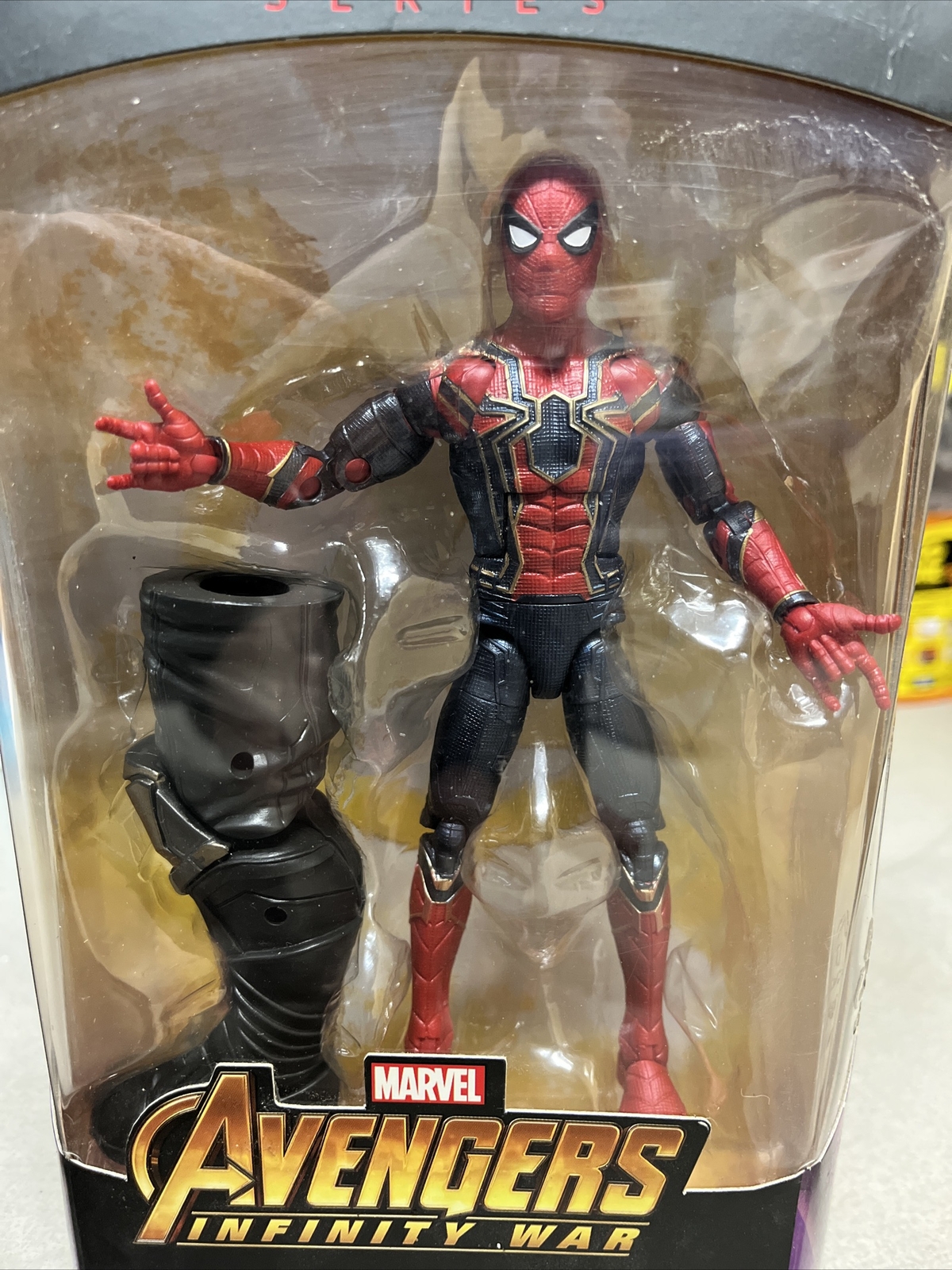 Marvel Legends Infinity War Thanos BAF Iron Spider Action Figure  Hasbro New