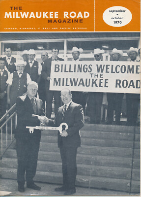 MILWAUKEE ROAD MAGAZIN SEPT-OKT 1970 RECHNUNGEN, MT EINTRAG MITARBEITER & FIRMENNACHRICHTEN