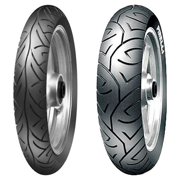 TYRE PAIR PIRELLI 100/90-19 57V + 130/90-16 67V SPORT DEMON