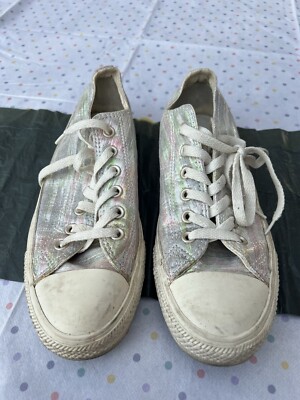 Converse Chucks in Größe 7, 40, 41, Silber, Weiß, Pink