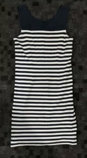 Banana Republic sleeveless striped dress, Size 0, Navy Blue /white