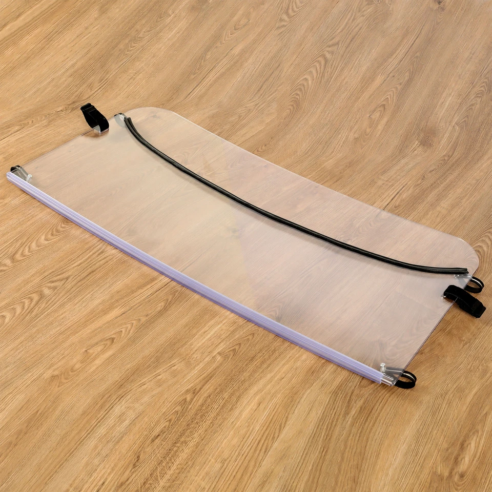 Parabrisas delantero plegable transparente abatible para Kawasaki Mule 600 610 SE 2006-2016,XC Foto 4 de 4