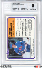 Peter Stastny BGS 9: 1981-82 Topps Team Leaders Rookie Year Card Gisto #61. rookie card picture