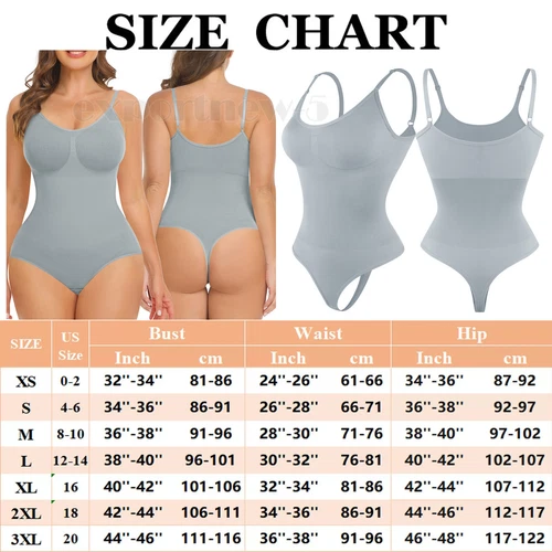 Women Shapewear Bodysuit Tummy Control Body Shaper Sculpting Snatched Waist Cami - Picture 35 of 48