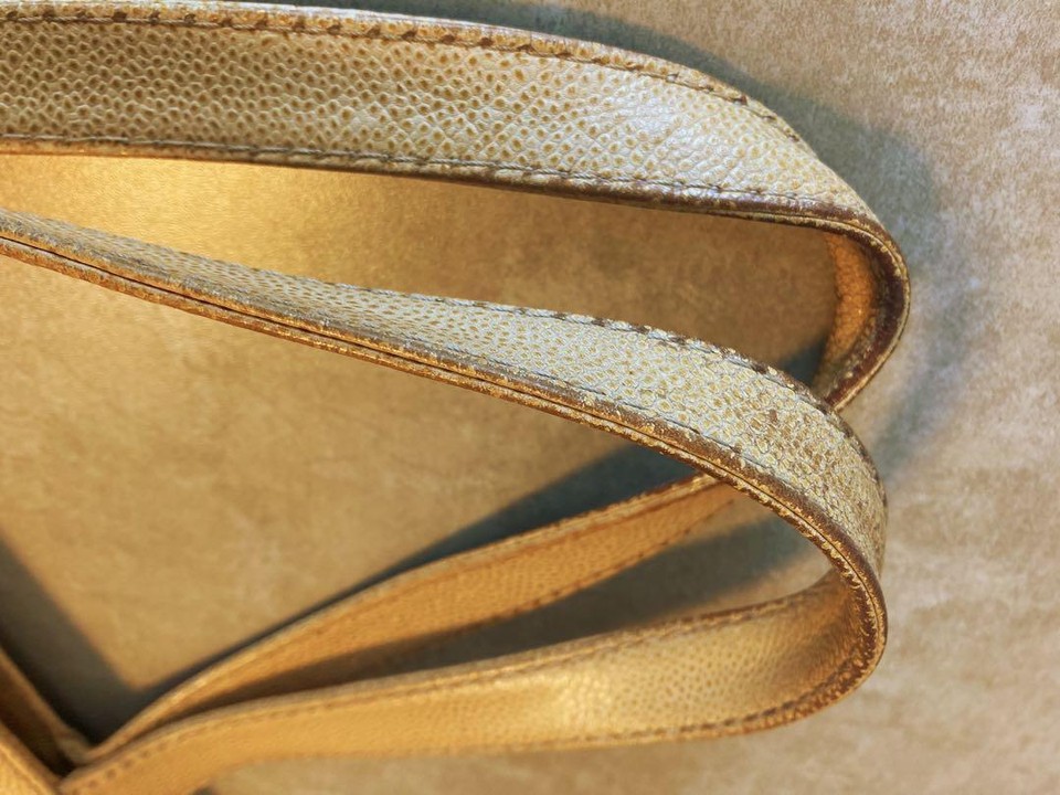 CHANEL COCO Caviar Skin Shoulder Bag Tote bag Beige Used 240322N eBay