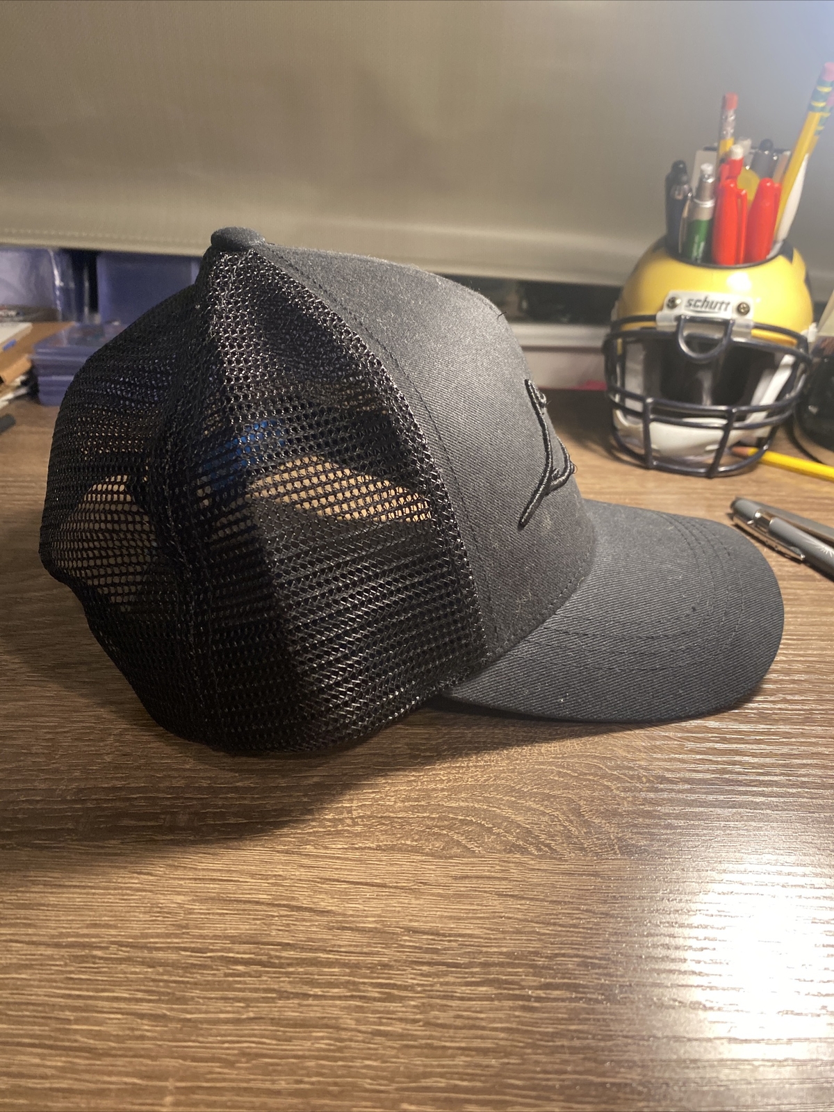 Costa Del Mar Stealth Marlin Snapback Mesh Trucker Baseball Cap Hat Fishing Rare