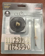 3 Piece Kit For 3/8" Shaft Clock Quartz Movement w/Numbers Hardware Hands New