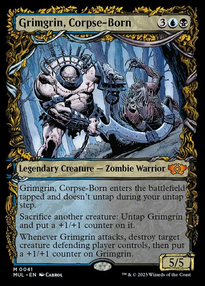 Grimgrin Corpse-Born 1x FOIL ISD MTG Innistrad Mythic MINT blue black Grimgrin Corpse-Born 1x FOIL ISD MTG Innistrad Mythic MINT blue black