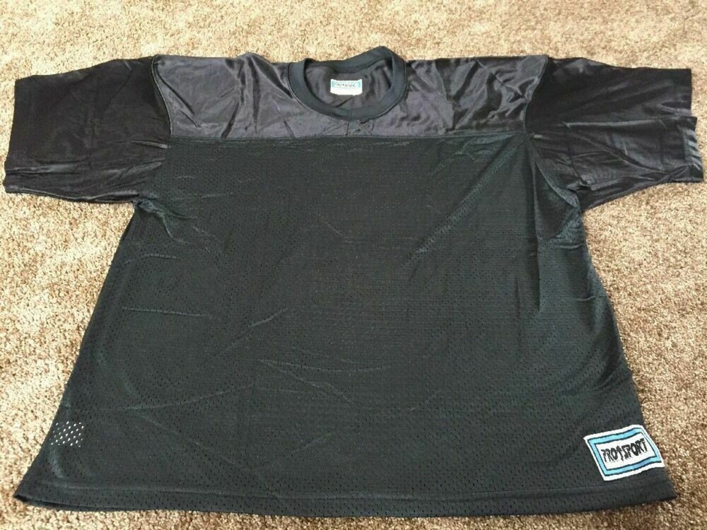 ProSport Dazzle Adult Football Jersey Black Size L/XL