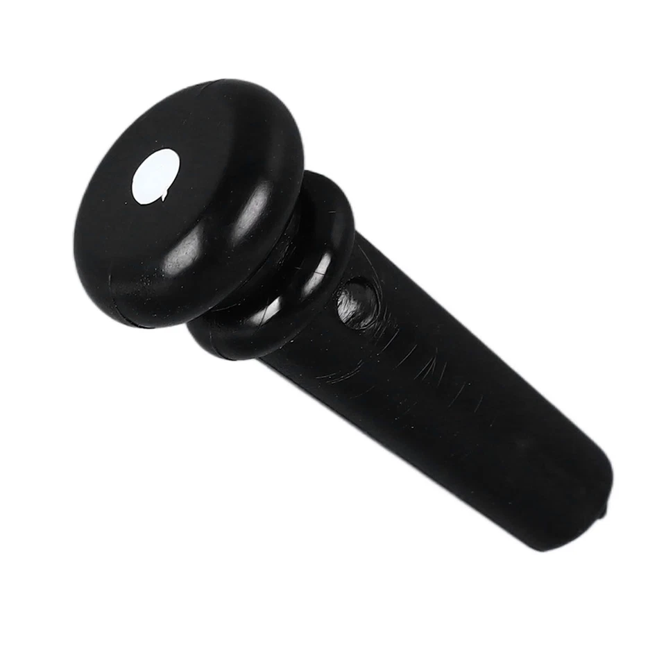 Pin de extremo de cuerda de bajo de plástico sintético de repuesto para clavija de cola de guitarra acústica Foto 3 de 4