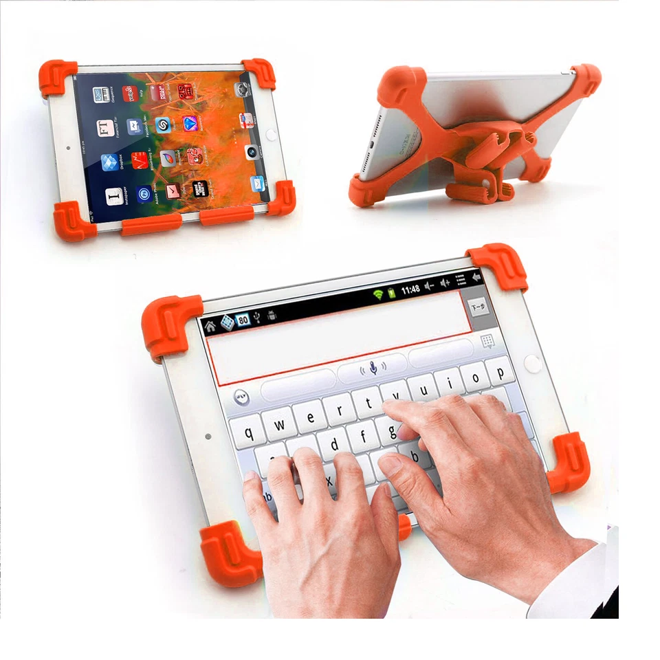 Soft Silicone Case Back Cover For Samsung Galaxy Tab A/E/S 7.0 8.0 10.1 11 - Image 2 of 4