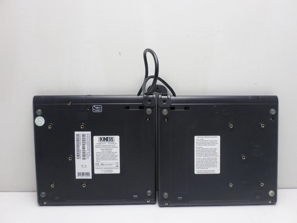 Kinesis Freestyle2 Blue Bluetooth Multichannel Keyboard KB800PBBT20 | READ - Image 2 of 2