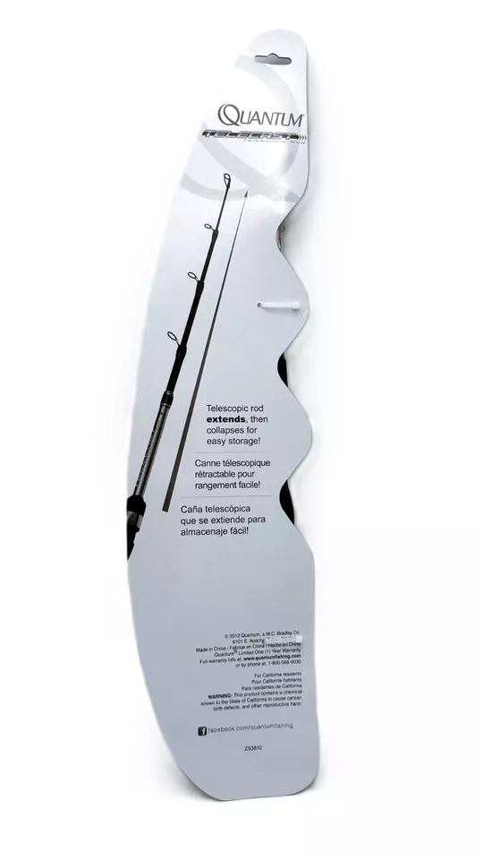 Lote de (3) ZEBCO *ZS3810* TELESCOPIO CUÁNTICO 6′6" VARILLA GIRATORIA MEDIANA Foto 2 de 2