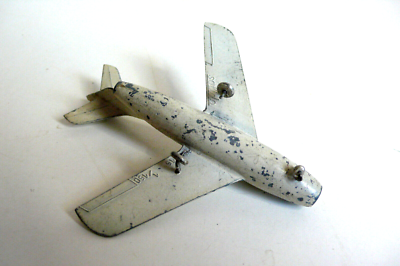Avion Miniature Solido MIG 15 Métal - Années 1955/60 - Bon état (7,5 Cm)