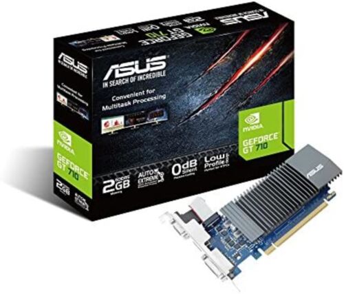 ASUS GT710-SL-2GD5-BRK Video Card NVIDIA GT710 2GB F/S w/Tracking# Japan New - Picture 1 of 5