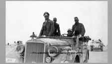 German General Erwin Rommel PHOTO Panzer Tank Cmdr, Wehrmacht, 1941 World War 2