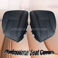 Driver Passenger Bottom Seat Cover Fits 1998-2002 Dodge Ram 1500 2500 3500 Black