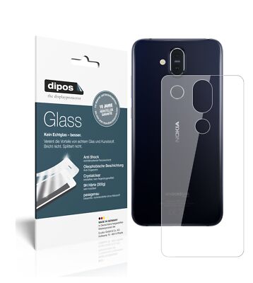 2x Pellicola per Nokia 8.1 Protettiva Protezione opaco Vetro Flessibile 9H dipos