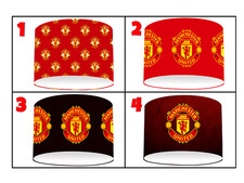 MAN UTD MANCHESTER CEILING LIGHT SHADE  TABLE LAMPSHADE-4 DESIGNS-3 SIZES