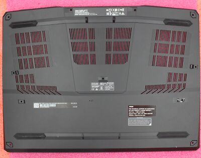 307-542D214 - MSI GP66 Leopard 10UH Bottom Base Cover - Black