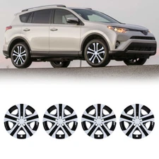 Fit 2013-2018 Toyota RAV4 17 " Hubcap Wheel Hub Covers Snap On Full Hub Caps