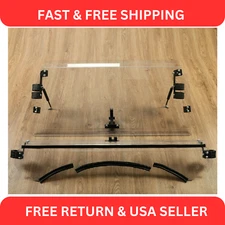 Clear Flip Windshield For 2013-2018 Can-Am Maverick 2014-2017 Max Turbo