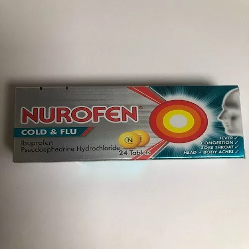 NUROFEN COLD & FLU 24 TABLETS (MAX ONE OER ORDER) - Picture 1 of 3