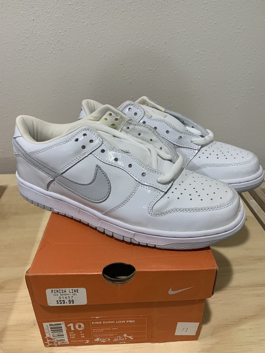Nike SB Dunk Low Pro グレー/ホワイト DS 2002 Nike Dunk Low Pro White / Grey Size 10 624044-10 SB