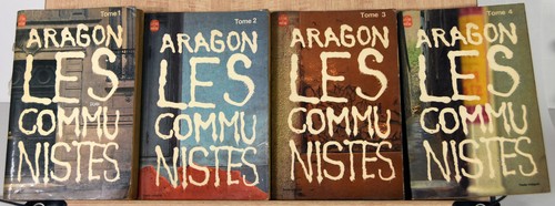 1967 set 4 French Volumes Books The Communists Les Communistes Aragon - Foto 2 di 4