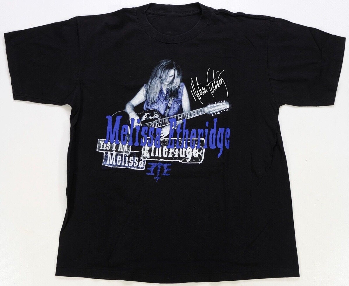 Vtg Melissa Etheridge Yes I Am Tour Cotton Black All Size Unisex