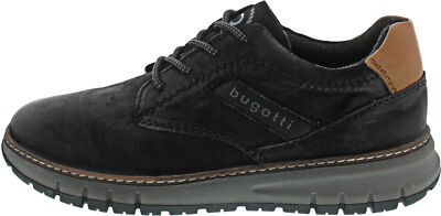 Bugatti QUEBEC Herren Halbschuh schwarz