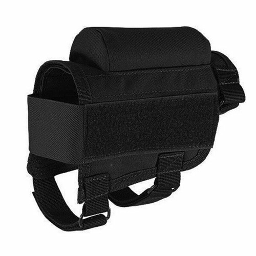 Tactical Military Buttstock Rifle Cheek Rest Pouch Bullet Holder Bag Ammo Case - Picture 9 of 11