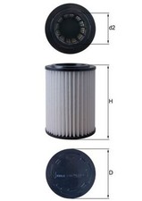 Luftfilter MAHLE LX 5363 Filtereinsatz für HYUNDAI i30 PDE PD PDEN FASTBACK KONA
