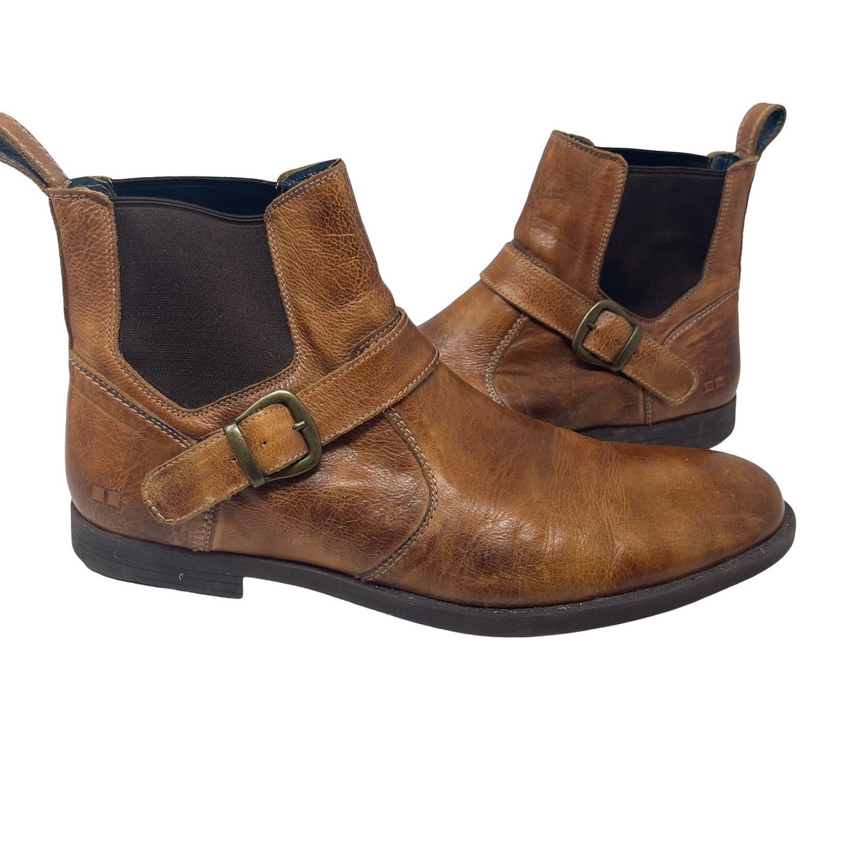 Bed STU Michelangelo in Tan Rustic Chelsea Boots sz 13 | eBay display picture 2