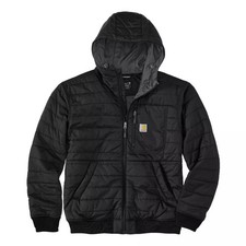 Carhartt Defender Relaxed Fit Lightweight Hooded Rain Jacket 35481-106543 Small