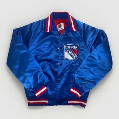Vintage 80s Starter New York Rangers NHL Satin Jacket M | eBay
