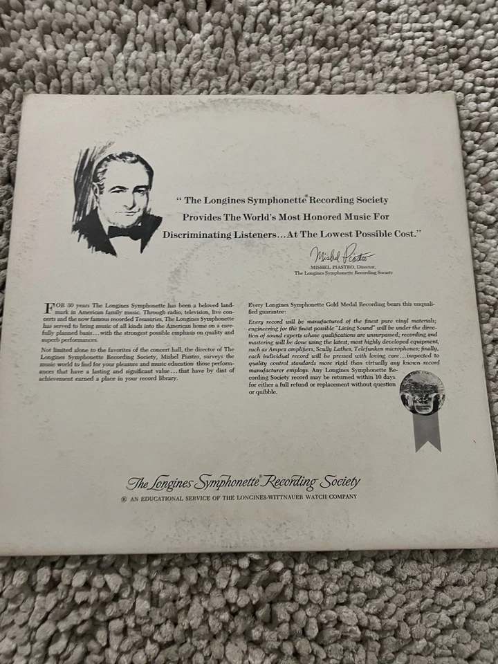 The Longines Symphonette Sweet Voices Of Inspiration Choir 12" Vinyl LP G+/VG+ Foto 2 de 3