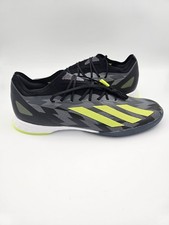 adidas Men s 8.5 X CRAZYFAST Injection.1 Indoor Soccer Shoes Black IG6272 NEW