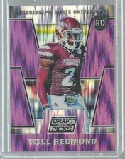 2016 Panini Prizm Draft Picks Prizms Purple #214 Will Redmond 78/99 (ref35081)
