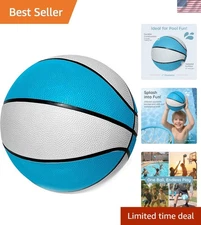 Waterproof 7-Inch Pool Basketball - Anti-Slip, Floating Fun for All Ages