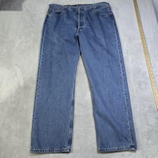 Vintage Levi's 501 xx Blue Denim Jeans Mens 38x30 Button Fly 90s Made in USA