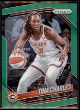 Tina Charles #3 2025 Panini Prizm WNBA Green Prizms