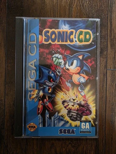Sonic CD (Sega CD 1993) Complete CIB - Tested - Authentic