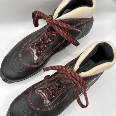 SALOMON E3 Black Red SNS Profil Nordic Cross Country SkiBoots MENS Size  8