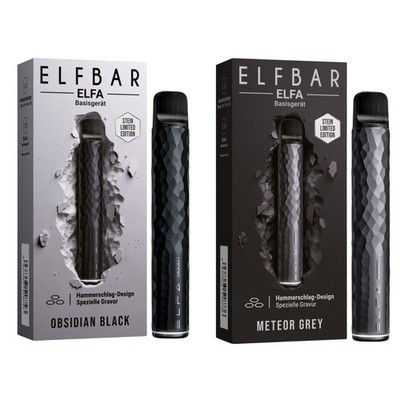 ELFBAR ELFA Akkuträger Obsidian Black & Meteor Grey Limited Edition 500mAh