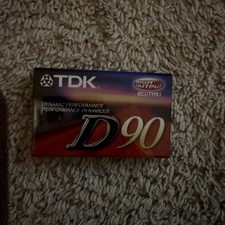 TDK D90 Standard Audio Cassette A00808-20