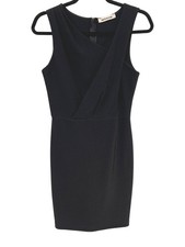 Y2K Vintage Mystic Sheath Dress Size Medium Sleeveless Black Elegant Black