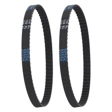 Low Noise Timing Belt Gear Drive Belt Black Replacement Rubber 1/2 Piece