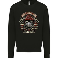 Sudadera De Hombre Bombero Bravura Coraje Honor